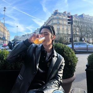 Ahn Hyo-seop Instagram - Lacoste + Paris ❤️ #LacosteFW24 #라코스테