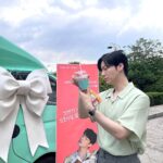 Ahn Jae-hyun Instagram – The present 
고마워요 
다 같이 나눠서 잘 마셨어요😉😊