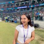 Ahsaas Channa Instagram - Attended a cricket match for the first time and lucky it was @wplt20 and witnessed @delhicapitals iconic win. That wasn’t the only amazing thing. Watch to find out more. #YehHaiNayiDilli #SheGotGame #WPLSquad