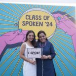Ahsaas Channa Instagram - To the most wholesome evening of this year, and the most beautiful experience of both mine and my mum’s life. Big big big Thankyou to @tessjoseph19 & @shantanuanandpoetry for coming up with the idea of getting my mom on stage and reciting the poetry she wrote for me during lockdown 2020. Thankyou for believing in us and pushing us to be our best. It’s truly the biggest highlight and major confident booster for both of as we performed in front of a lovely audience who made us feel comfortable in the first 20 seconds as soon as we stepped on stage, showered so much love and listened to every word we said 🤍🥹 I’m still reeling back from this day. Thankyou 🤍🌸 📸 @gautam_lalwani
