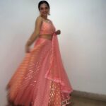 Ahsaas Channa Instagram - Shaadi season and you’ll only see me in shaadi clothes for a bit. New shaadi new looks ✨💕 Outfit- @monika.mathuria.datta Styled by- @_anushkapuri_