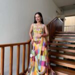 Ahsaas Channa Instagram - Ritika ki haldi 💗 Wearing @surabhi.gandhi Styled by @stylebykayal