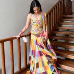 Ahsaas Channa Instagram - Ritika ki haldi 💗 Wearing @surabhi.gandhi Styled by @stylebykayal