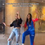 Ahsaas Channa Instagram - 💪🏼🏏 @wplt20 @delhicapitals @jemimahrodrigues #SheGotGame #WPLSquad #TATAWPL