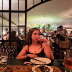 Ahsaas Channa Instagram – Sushi was sushing, wine was wining, dress was dressing, and the vibes were vibing last night 🥂✨🍣

Wearing @popi.wear Gigi Bombay