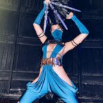 Aida Victoria Merlano Instagram - Hoy me di cuenta de que Kitana es la fantasía de muchos ❤️‍🔥 #Cosplay #MortalKombat