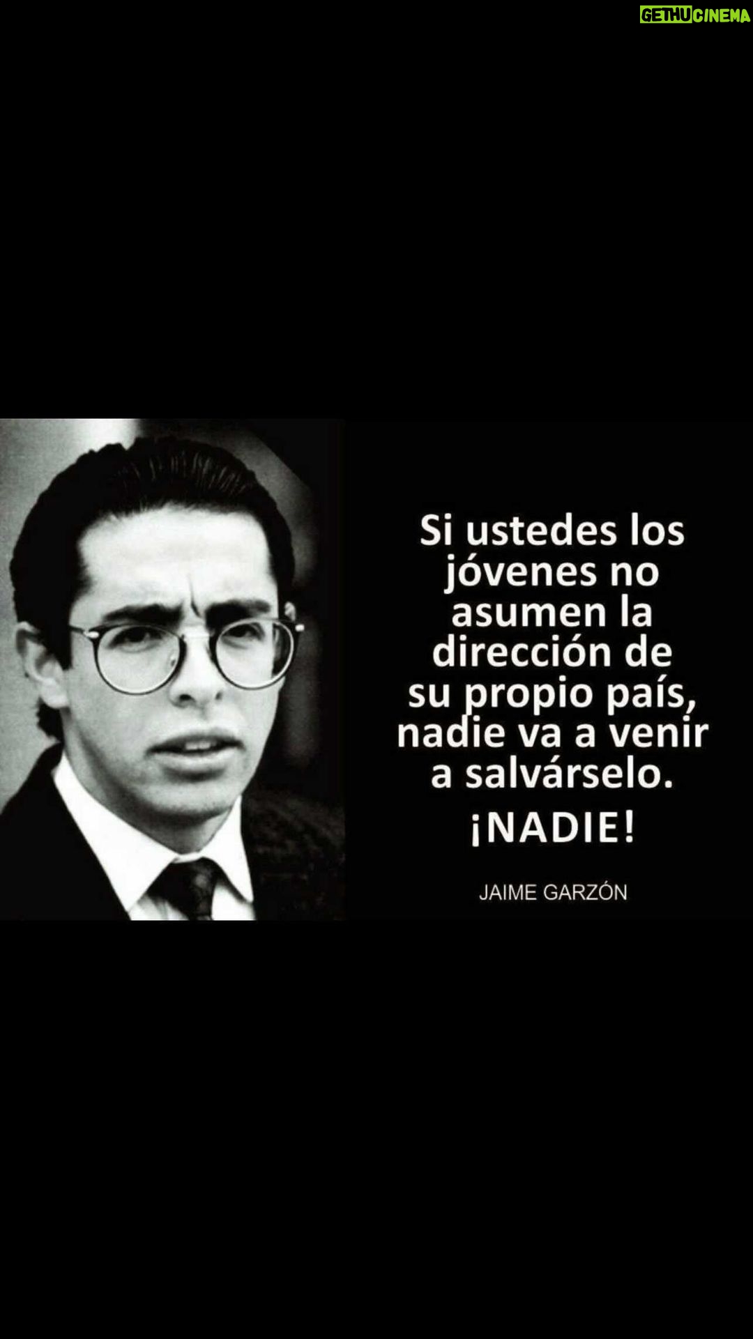 Aida Victoria Merlano Instagram - Se nos ha olvidado que el pueblo es el soberano. “Si ustedes los jóvenes no asumen la dirección de su propio país, nadie va a venir a salvárselos, ¡NADIE!”.
