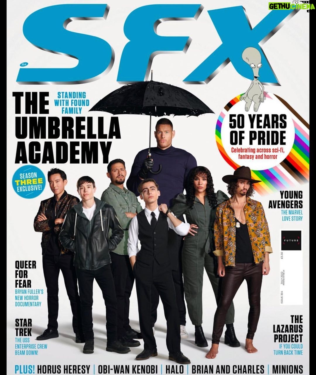 Aidan Gallagher Instagram - Sneak peak at the cover of @sfxmagazine