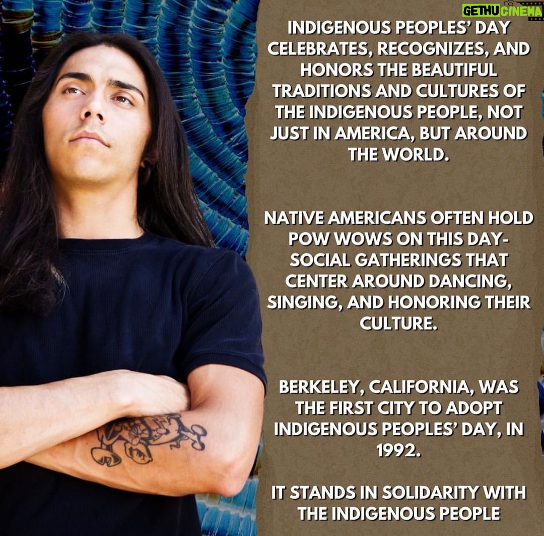 Aidan Gallagher Instagram - Happy Indigenous Peoples Day! ♥️ Seattle, Washington