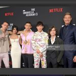 Aidan Gallagher Instagram – Thank you for all the love ♥️♥️♥️♥️♥️ @gerardway @gabriel_ba @steveblackmantv  @darkhorsecomics @ucp @netflix ☂️🪓☕️