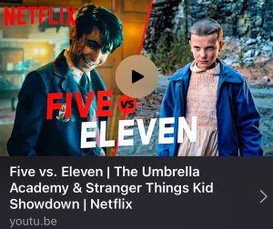 Aidan Gallagher Instagram - Netflix wants to know, who would win?  Check out the video and let them know!  https://youtu.be/KoFGMZcU1kc  @netflix #netflix #umbrellaacademy vs #strangerthings  Comment your theories! ☕️ What part of time travel does Netflix not understand?! 🪓
