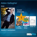 Aidan Gallagher Instagram – Thank you to the fans who make this ranking and to @gerardway @gabriel_ba & @steveblackmantv for creating the role I love so dearly.  What I told Steve when I auditioned I mean even more with each day 🖤🧳🕶⏱☕️☂️5️⃣♟🌔 Thank you @darkhorsecomics @ucp @netflix #netflix 🍩 Comment your favorite scene 🎬 www.imdb.com/name/nm6200897