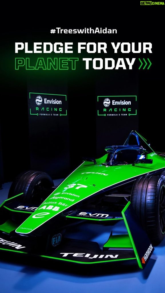 Aidan Gallagher Instagram - If car racing can run on clean, affordable and renewable energy, so can our society. GEN 3 is the new technology that will help us transition away from fossil fuels. #raceagainstclimatechange