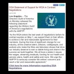 Aidan Gallagher Instagram - The actors (SAG), directors (DGA), and all the crew (IATSE), all stand with the writers against the use of AI - artificial intelligence to replace us all. If we don’t take a stand now, it will be too late in the near future. We all stand to lose our careers with this strike so clearly it is that important. Please support the writers in their negotiations with the Alliance of Motion Picture and Television Producers (AMPTP) for the future of all entertainment not being replaced by computers.♥️REPOST IF YOU STAND WITH US!