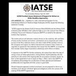 Aidan Gallagher Instagram - The actors (SAG), directors (DGA), and all the crew (IATSE), all stand with the writers against the use of AI - artificial intelligence to replace us all. If we don’t take a stand now, it will be too late in the near future. We all stand to lose our careers with this strike so clearly it is that important. Please support the writers in their negotiations with the Alliance of Motion Picture and Television Producers (AMPTP) for the future of all entertainment not being replaced by computers.♥️REPOST IF YOU STAND WITH US!