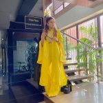 Aima Baig Instagram - Post Asia Cup 2023 opening ceremony shenanigans/spam. Last minute wardrobe saviour credit goes to none other than @ayan_khanofficial 💕💕 Performed my first solo single “Funkari” at the stadium 🥹 I’m running out of wishes, all i could think of is how gracious God has been to me. Made me realize how blessings like these can make them dark days fade away slowly but surely🙏 Multan - y’all always surprise me w your positive energy. Thankyou so much for the love 💕 PCB - my official family including one of my fave @raosaab1 And a big fat thankyou to the unit @emediacompany 🙏 Faletti's Grand Hotel Multan
