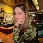 Aima Baig Instagram – I wore heels, got dressed up, put on some makeup, hair game still zero but posting em all since it was too difficult to decide which ones to go for 🤷‍♀️ 

I could have just insert “sushi night” as a caption, but i took the worst possible picture of the food so urm… yeah.