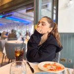 Aima Baig Instagram – Literally 6 of me but tbh, i never took that “food picture” before diggin in. If you know about food, you know it was a Bruschetta looking at the amount of tomatoes in my plate. 

Been gathering the energy to slowly start posting again 😴🥱