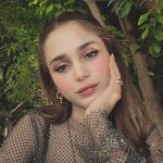 Aima Baig Instagram - Glittery mesh, dreamy and blush kinda night ✨✨ Islamabad, Pakistan