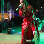 Aima Baig Instagram - A little late to post these - and yet there are still so many videos and pictures from that night in Dubai. Might be uploading those aswell 🤔 I had the best time performing for @ismmartgroupofficial Whattay malangi crowd it was 🔥❤️ P.s another clothing piece “the Red latex coat” i’m totes obsessed w 🙃🥹 Dubai, United Arab Emirates