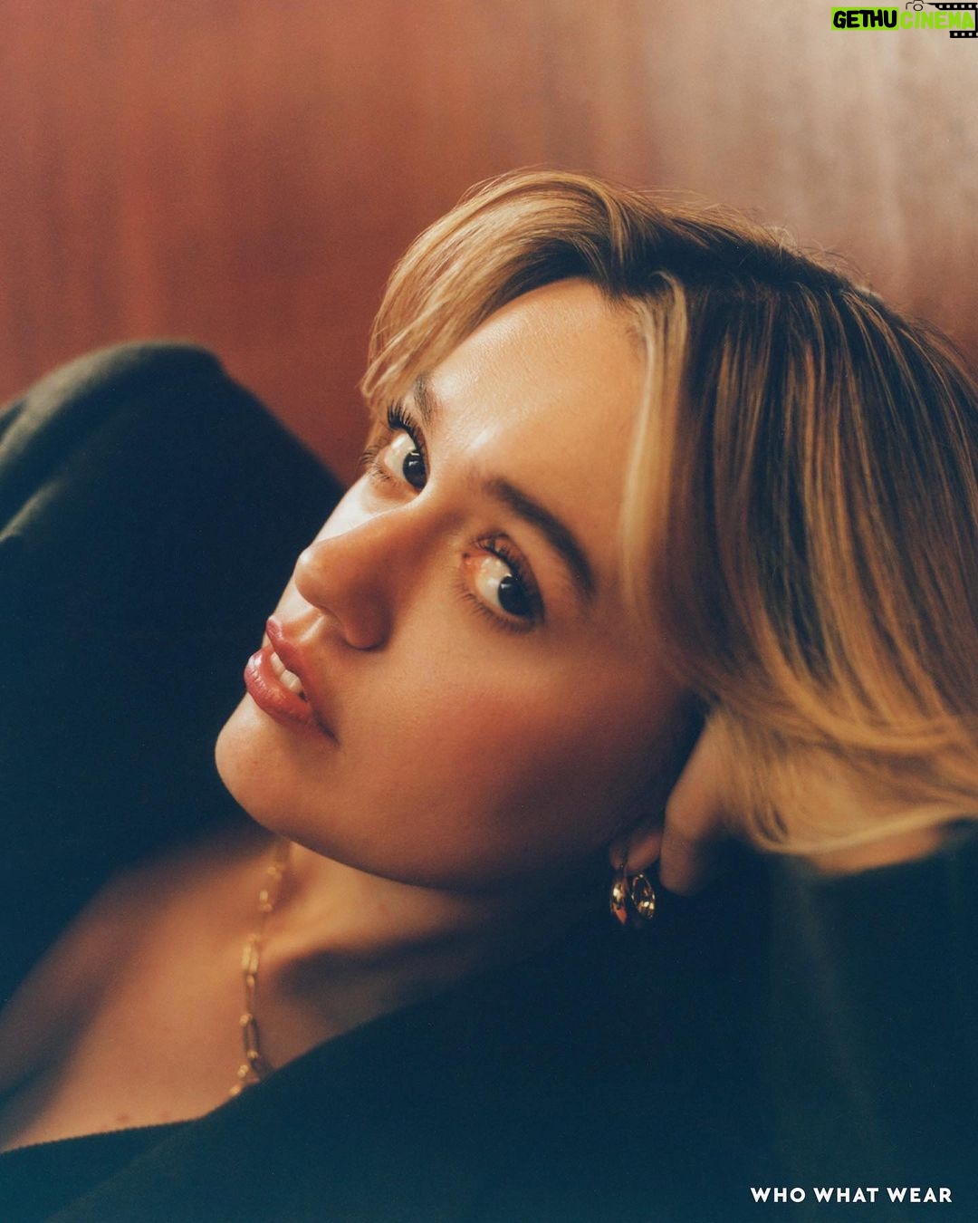 Aimee Lou Wood Instagram - @whowhatwear.uk photos. Find the chat on their website ✨ It’s the FIFTH time @joshsmithhosts has interviewed me. I think we should aim for 100. @whowhatwear.uk Photographer: Laura McCluskey / @lauramccluskey Photography Assistants: Connor Egan / @connortegan and Nadine Scarlett / @scarlettsnaps_ Stylist: Remy Farrell / @remyfarrell Styling Assistant: Florrie Alexander / florriealexander Hairstylist: Bjorn Krischker / @bjornkrischker at The Wall Group using Sebastian Professional Makeup Artist: Emily Wood / @emilywoodmakeup Manicurist: Ami Streets / @amistreets Executive Creative Director: Alexa Wiley / @awiley_creative Editor in Chief: Hannah Almassi / @hannahalmassi Producer: Samantha Obalim / @samie_obalim Writer: Josh Smith / @joshsmithhosts @premierpersonalpr