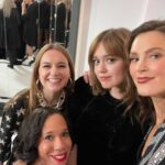 Aimee Lou Wood Instagram – GORGEOUS NIGHT WITH GORGEOUS PEOPLE.
Thank you @bazaaruk for inviting me to present a thoroughly deserved award to the truly incredible @somasara. 
Met so many of my heroes my heart was bursting and it kinda hurt. But in a nice way. So special to experience it with my effervescent and radiant best friend  @belzyday Claridge’s