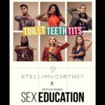 Aimee Lou Wood Instagram - It’s #BreastCancerAwarenessMonth 💕 @StellaMcCartney and @SexEducation want you to add some TTT to your regular routine: TOILET, TEETH, TITS. Go to the Toilet, brush your Teeth and then check your Tits! Need a daily reminder? Get the limited-edition TTT t-shirt I’m wearing at stellamccartney.com. For every tee purchased, the #StellaCares Foundation will donate a Louise Listening post-mastectomy bra to someone who needs it. #BCA #SexEducation #BreastCancerAwareness #stellamccartney