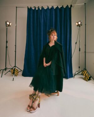 Aimee Lou Wood Instagram - LOVED THIS SHOOT FOR @thelaterals ✨ Helena Vibes 

Photos by @alexingramphoto 
Styling by @davidoutthere 
Hair by @liztaw 
Makeup by @emilywoodmakeup 
Photo assistant @nathanrichardsstudio
Fashion assistant @bethanyferns 
Interviewed by @burnlikecinders 
Editor @bryankjins 
Special thanks @publiceyecomms