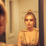 Aimee Lou Wood Instagram - For @bazaaruk I had a chat with @amesdk whilst I got ready. Then @mrbertiewatson took me for pint and a photoshoot. @georgenorthwood @emilywoodmakeup @leithclark @danielaagnello