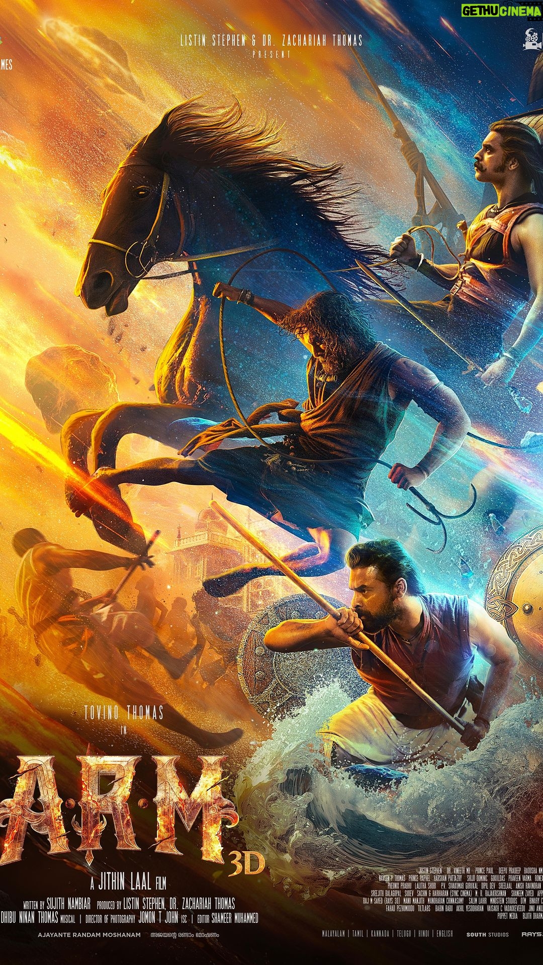 Aishwarya Rajesh Instagram - Today, we are unveiling a glimpse into the epic saga of A.R.M @armthemovie - where timelines converge and elements unite. Witness the first look of Tovino in a groundbreaking triple role, as Earth, Air, Fire, Water, and Sky become the ultimate sentinels of a celestial enigma. Get ready to be swept into a 3D adventure that transcends the boundaries of imagination. Stay tuned! . #ARMyear2024 . @armthemovie @jithin_laal @tovinothomas @krithi.shetty_official @aishwaryarajessh @surabhi_lakshmi @ibasiljoseph @harishuthamanofficial @magicframes2011 @iamlistinstephen @jomontjohn @sujithnambiar80 @shameer__muhammed @deepupradeep_ @dhibuninanthomas @prinzpa4 @dr.vineethmb @badushanm @avgokuldas @manumanjith_s @ronexxavier4103 @vikrammorstunts @phoenix_prabu_action_director @sachin.sudhakaran @dipil_dev @shaneemz @prince_raphel @sreelalmanohar @sharathknair @sreejith_balagopalan @manoharanchinnasam @appubhattathiri @digital_turbomedia @mindsteinstudios @vishal_fx84 @rays3d @sync.cinema @rajakrishnan_mr @tiltlabs_io @bijith_dharmadam @yellow_tooths @vaisakh_c_ @jinubro7 @tylerrduden