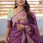 Aishwarya Rajesh Instagram - Let the beauty of what u love be what you do ❤️ Wearing @pashudh Makeup @ananthmakeup hairstylish @soniyarameshbabu_muah Styling @navaa_rajkumar Blouse @malarvikrambridalcouture Photography @hariz_comrade