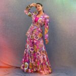 Aishwarya Rajesh Instagram - Your attitude is like a box of crayons that color your world ❤️ Styling @soigne_official_ Photography @prachuprashanth Hair @roselinhairstylist Makeup @ananthmakeup Wearing @aahava_couture