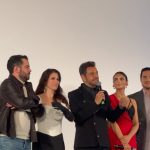 Aislinn Derbez Instagram - Increíble la premiere de @deviajeconlosderbez donde presentamos los últimos episodios que salen este viernes! Gracias a todo el equipo de producción que detrás de cámaras hacen esta serie posible🥰.
