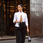 Aislinn Derbez Instagram - Amé este look de hoy para ver la nueva colección de @elisabettafranchi #milanofashionweek #EFSS2024 Total look @elisabettafranchi Styling @marmolviejo 📸 @whiteteeblackdress Milano, Italia