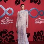 Aislinn Derbez Instagram - Que honor ser invitada a los premios anuales CNMI de la moda sostenible, los cuales están orientados a llevar el diseño circular a la cima de la agenda creativa de la industria de la moda italiana. @cameramodafashiontrust #cnmisustainablefashionawards Styling @marmolviejo Dress @iann_dey Makeup @stanislaomakeupartist 📸 @whiteteeblackdress Teatro Alla Scala Milano
