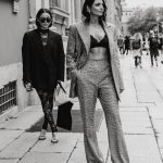Aislinn Derbez Instagram - Amo este look de @ermannoscervino para ver su nueva colección en #MilanoFashionWeek #SS2024 ¿Cual ha sido su look favorito hasta ahora?😎 Total look @ermannoscervino Styling @marmolviejo Fotazas de @whiteteeblackdress Milano, Italia