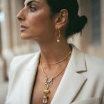 Aislinn Derbez Instagram - Nuestra nueva colección “Venus” de @morenacorazon le da un nuevo nivel a tu estilo y cada pieza tiene un simbolismo profundo✨ Recuerda que hacemos envíos a todo el mundo 🌎. Checa el link en bio de @morenacorazon para ver todas las nuevas piezas de la colección. 📸: @ximenavcft Styling @marmolviejo