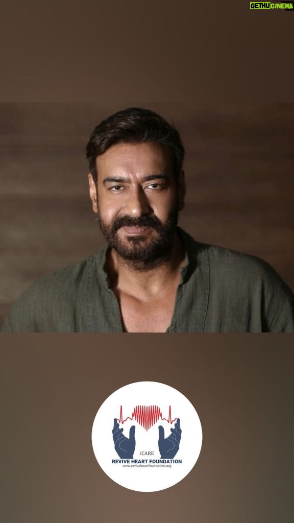 Ajay Devgn Instagram - Timely CPR and the use of an AED machine can improve the chances of survival in case of a cardiac arrest. It is a life saving skill that everyone can and must learn. Let us spread the awareness and knowledge to be trained in CPR so that we may be able to save someone’s life someday. Let us come together as a nation to make India a little safer for cardiac arrests. Together we can , and together we will! 🫀🙏🏻
