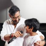 Ajay Devgn Instagram - My boy has already learnt how to talk the talk.