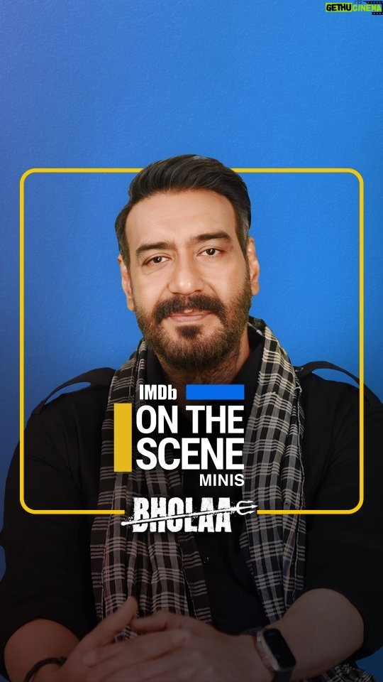 Ajay Devgn Instagram - With the upcoming release of #Bholaa, here's @ajaydevgn sharing his journey of Directing & Acting, an impossible chase sequence and so much more, exclusively on IMDb's 'On The Scene Minis' 💛 📍Catch the entire conversation through the link in bio!