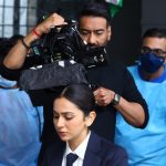 Ajay Devgn Instagram - A year has gone by since Runway 34. From the making to the eventual release, cherishing all the moments in air and on ground. #1YearOfRunway34 @amitabhbachchan @rakulpreet @boman_irani @adffilms