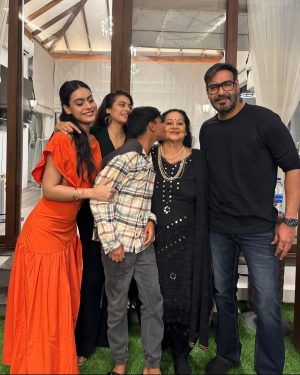 Ajay Devgan Instagram - Your love is the guiding light to our family Maa… Happy birthday to you ♥️