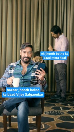 Ajay Devgan Instagram - but will the truth ever be out? find out! 😶‍🌫️

#Drishyam2OnPrime, watch now
Available in Hindi 

#AkshayeKhanna @tabutiful @shriya_saran1109 #RajatKapoor @ishidutta @jadhavmrunal73 @abhishekpathakk #BhushanKumar @kumarmangatpathak #KrishanKumar @ajit_andhare @thisisdsp @sanju_r_joshi #AdityaChowksey @shivchanana @panorama_studios @viacom18studios @tseriesfilms @panoramamusic #VijaySalgaonkar