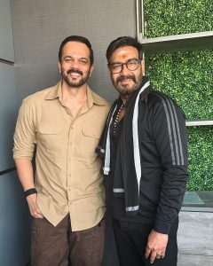 Ajay Devgn Instagram - Made a good start to the New Year with @itsrohitshetty ‘s narration of Singham Again. The script I heard is 🔥 God willing this will be our 11th blockbuster🙏