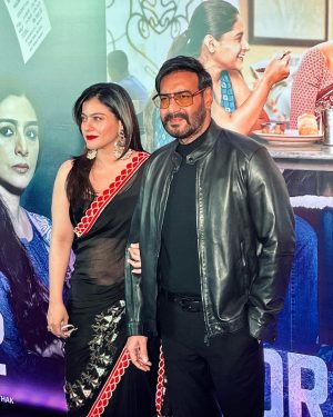 Ajay Devgan Instagram - At the #Drishyam2 premiere.