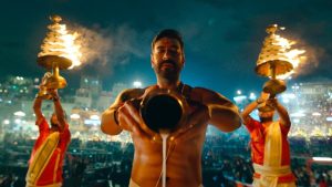 Ajay Devgan Instagram - Sometimes a director waits for one, that one unreal, mesmeric frame… and one day it just happens. That was the day I was filming the Maha Aarti sequence at Benaras. I felt an overwhelming magic that can only be experienced and seldom articulated. The spiritual energy of the place and the electrifying aura of the people all came together in one frame! As the crowd chanted ‘Har Har Mahadev‘, I felt an unmatchable power of the divine enveloping around me. Today on the auspicious occasion of Maha Shivratri, I share frames from my movie Bholaa. Seek the magic and you will see it… हर हर महादेव!