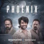 Aju Varghese Instagram - #phoenix after a fair run in theatres is coming to our homes in @amazonprime from today midnight at 12. Would love to hear your feedback’s for those who didn’t try in theatres. @vishnubharathanvb @midhun_manuel_thomas @thechandhunadh @nilja_k_baby @jess_kukku @abhiramibose @abram__r #aavanianjali @samcsmusic @knrinish @bhagath_manuel