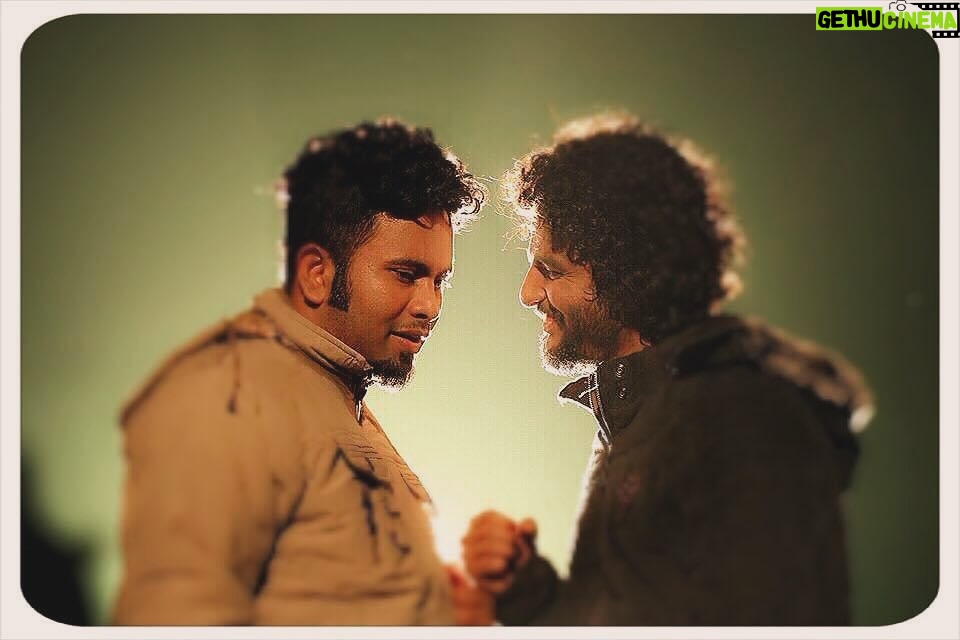 Aju Varghese Instagram - With NJ !!! #something @neeraj_madhav #comingsoon