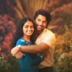 Aju Varghese Instagram - പേടി പ്രണയത്തിൽ അലിയിച്ചവർ ♥️ Romance with Horror @thechandhunadh @abhiramibose