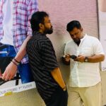 Aju Varghese Instagram - Moments before show ends… Same place where we stood for Malarvadi to Phoenix now… Next Varshangalkku Sesham ♥️ #reunion @bhagath_manuel @midhun_manuel_thomas